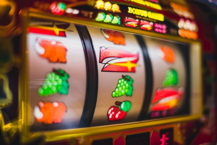 Dealer live casino sedang menyajikan permainan kartu secara langsung